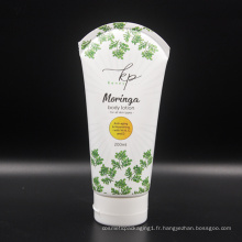 Vente chaude corps blanc lotion crème emballage tube design